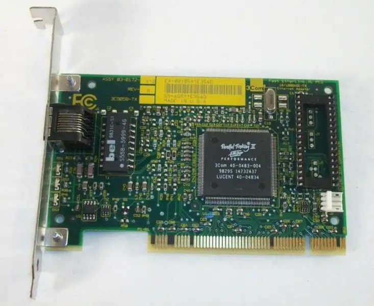 3Com Fast EtherLink XL PCI 3C905B-TX 03-0172-410 REV B Adaptor Ethernet 10/100BASE-TX