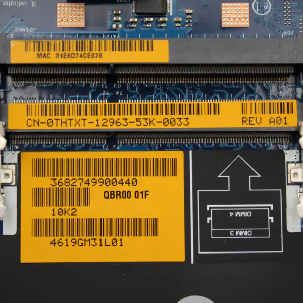 Placa de bază Dell Alien-ware M17x R4 LA-8341P CN-0THTXT