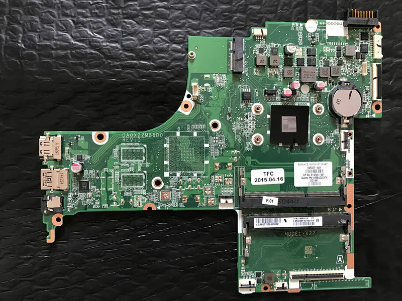 HP 809337-001 809337-501 809337-601 DA0X22MB6D0 Placă de bază