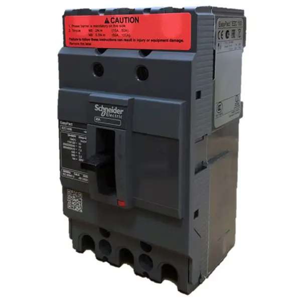 Întrerupător 3 poli cu carcasă turnată Easypact EZC100B 3P30A
