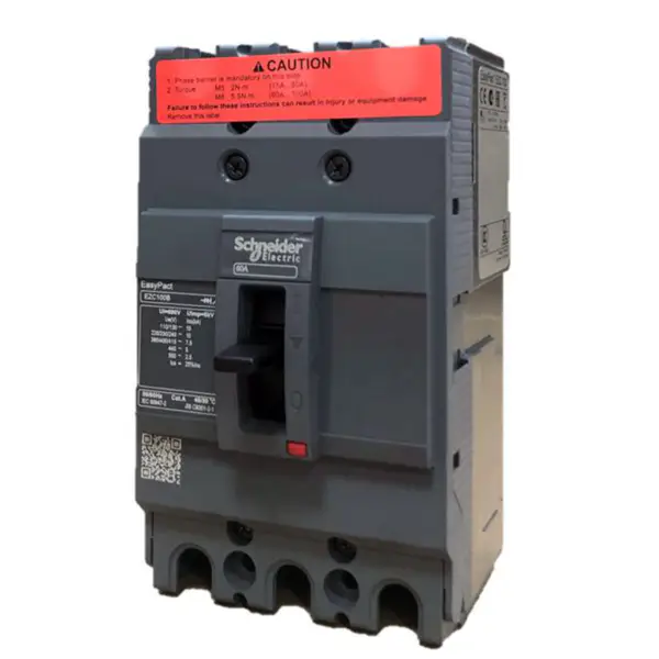 Întrerupător 3 poli cu carcasă turnată Easypact EZC100B 3P60A