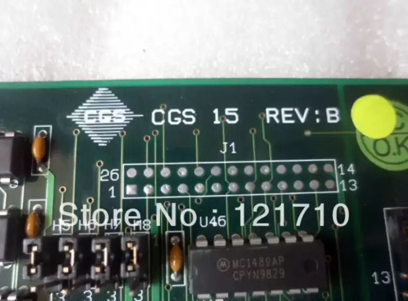 CGS CGS 15 REV:B Interfață ISA cu garanție de o lună placă de bază industrială
