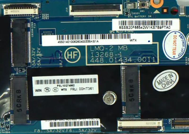 Lenovo X1 Carbon LMQ-2 13268-1 Placă de bază cu i7-5600U 8G