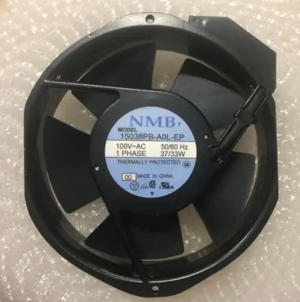 NMB 15038PB-A0L-EP 15038PB-A0L-EP-00 100V AC 1FASE 37/33W ventilator metalic