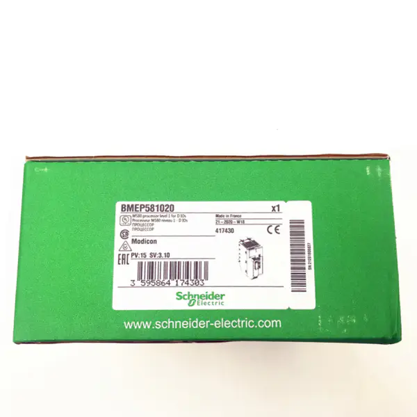 PLC pentru Schneider Modicon M580 Procesor nivel 1 pentru DIO-uri Modul CPU BMEP581020