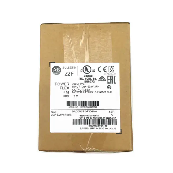 Cel mai bine vândut invertor allen bradley 22F-D2P5N103 cu preț de fabrică