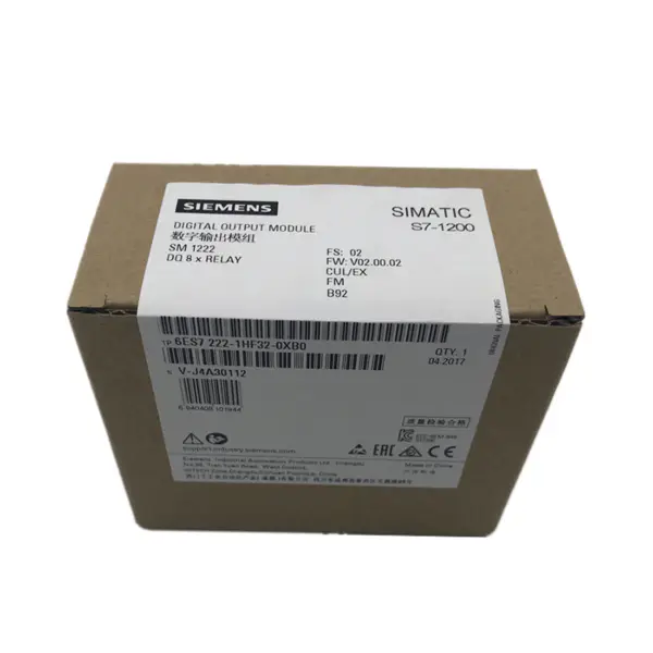 Siemens PLC Modul 6ES7222-1HF32-0XB0 SIMATIC S7-1200 Ieșire digitală SM 1222, 8 DO releu 2 A