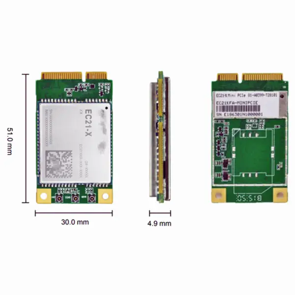 Modul LTE Cat 1 EC21 Mini PCIe 4G IOT module de comunicare wireless EC21-E-MINIPCIE EC21EFA-MINIPCIE