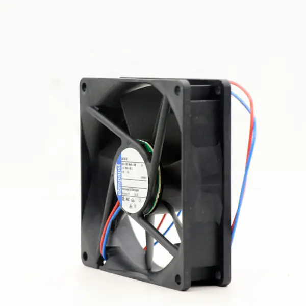 Ebm papst 3414N 92x92x25mm 24VDC 49.4CFM 2.3W 32dBA 2700RPM Ventilator tubeaxial cu rulmenți cu bile