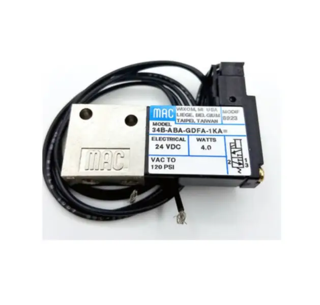 Supapă electromagnetică MAC 34B-L00-GEMC-1KA