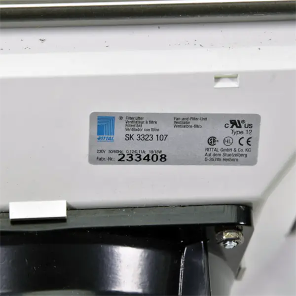 Ebmpapst SK3323107 255*255*95mm 230VAC 0.12/0.11A 18/19W 50/60HZ IP54 Ventilator cu filtru