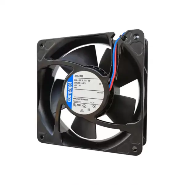 Original Ebmpapst 4114NU 119x119x38mm 24VDC 106.0CFM 5.6W 3200RPM Rulment cu bile IP68 Ventilator axial de răcire