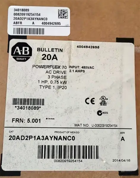invertor allen bradley 20BC2P1A0AYNAND0 20BC2P1A0AYNAND0