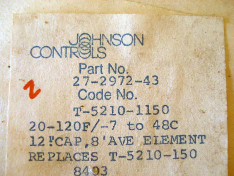 CONTROALE JOHNSON T-5210-1150
