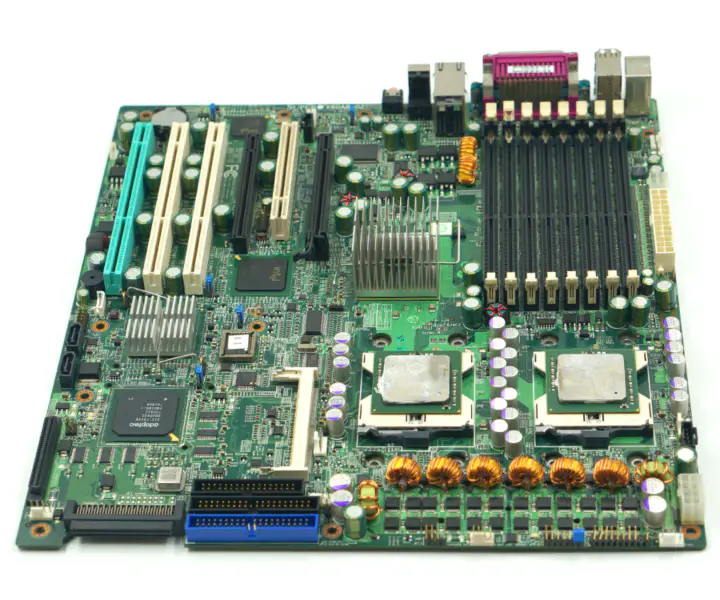 Placă de lucru SUPER SUPER X6DA8-G2 REV 3.00 cu soclu dual xeon 604 și interfață raid scsi 68 pin placă de bază industrială