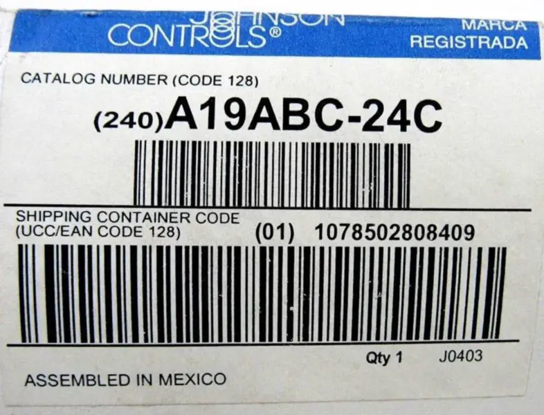 Modulul PLC JOHNSON A19ABC-24C
