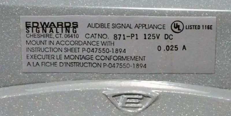 EDWARDS SEMNALIZARE 871-P1