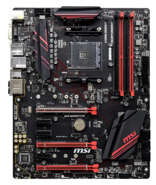 Placă de bază MSI X470 GAMING PLUS Socket AM4