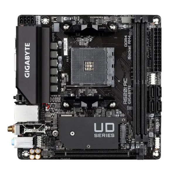 Placă de bază GIGABYTE A520I AC mITX AMD AM4 Socket DDR4 64GB