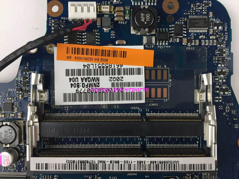 Toshiba K0001042 Toshiba Satellite 660 665 Intel Placă de bază Placă de bază ATX