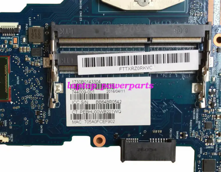 HP 744009-001 744009-001 744009-501 744009-601 Placă de bază ATX