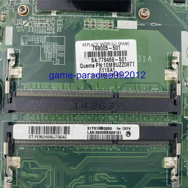 Placa de bază HP 768005-501