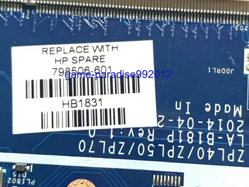 Placa de bază HP 798506-601