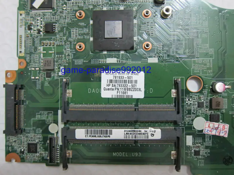 Placa de bază HP 781933-501