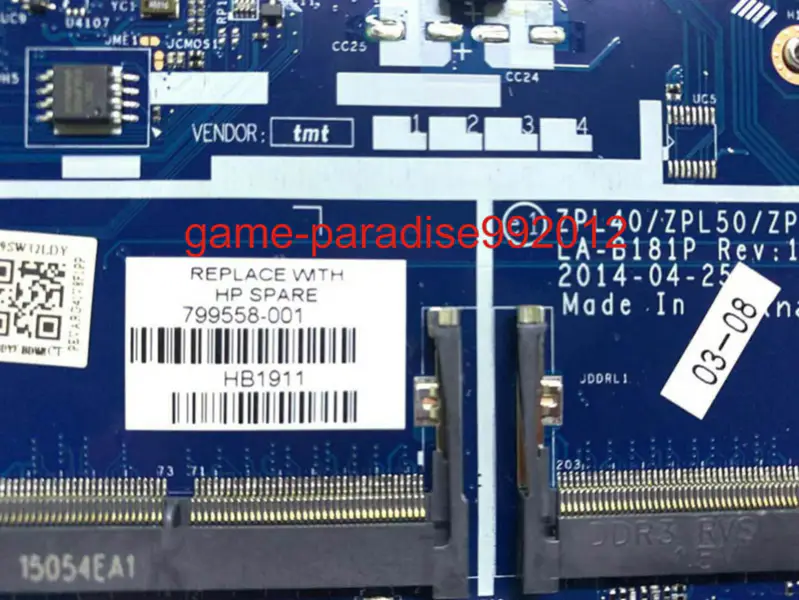 Placa de bază HP 799558-001