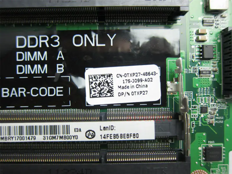 Placa de bază Dell 0TXP27