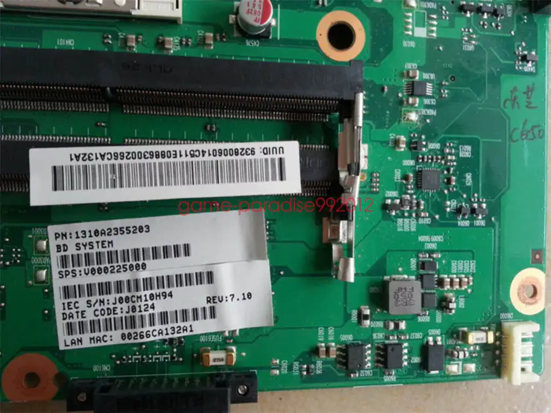 Placa de bază Toshiba V000225000