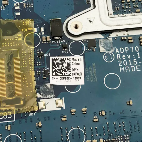 Placa de bază Dell 0KP60X ADP70 LA-C832P Rev:1.0(A00)