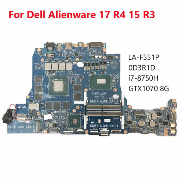 Placa de bază Dell DD3R1D3R1D0D3R1D LA-F551P