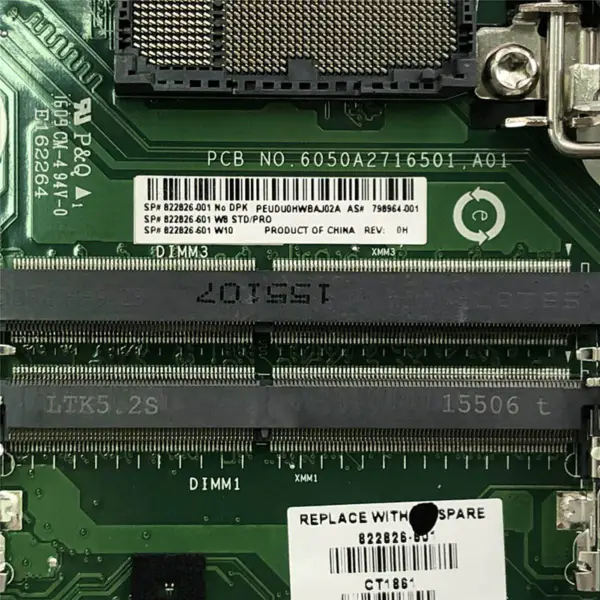 Placa de bază HP 822826-001798964-001