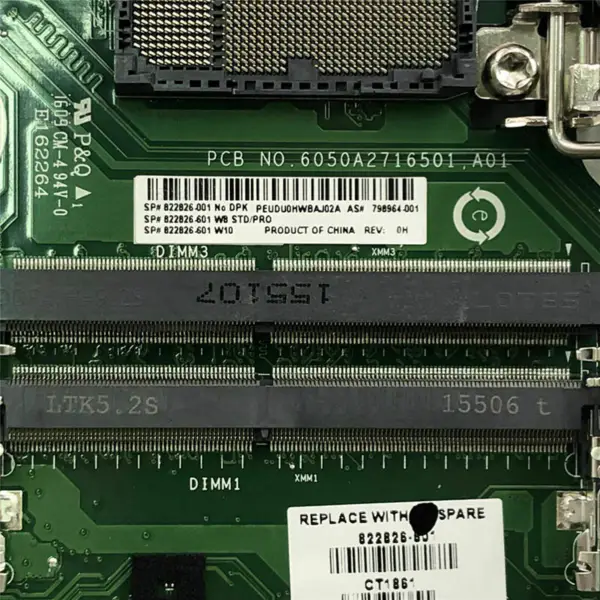 Placa de bază HP 798964-001822826-601