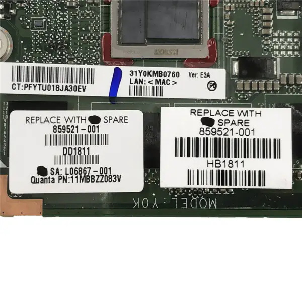 Placa de bază HP 829521-001