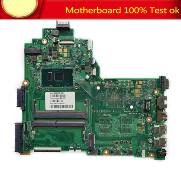 Placa de bază HP 925430-601 DA0P1BMB6D0 cu CPU SR342 i5-7200u