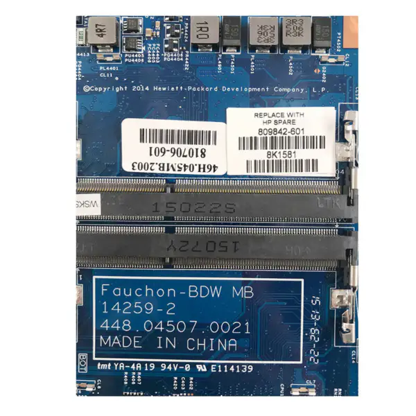 Placa de bază HP 809842-001