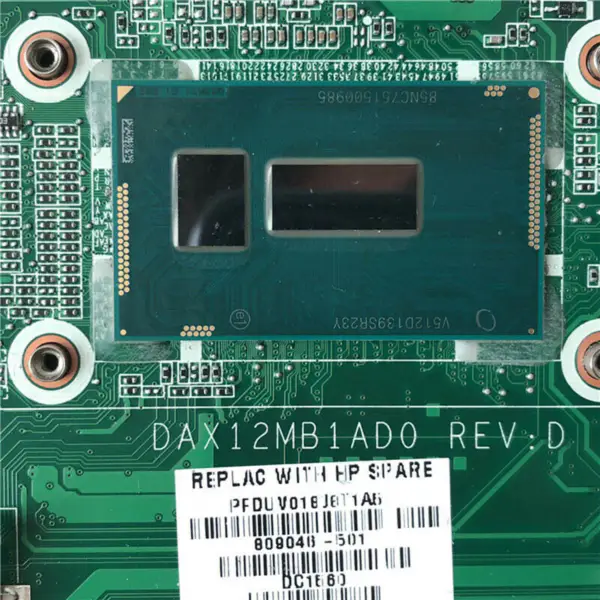 Placa de bază HP DAX12MB1AD0809046-501