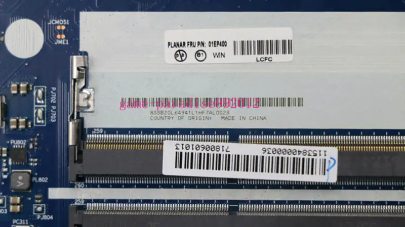 Placa de bază Lenovo 01EP400