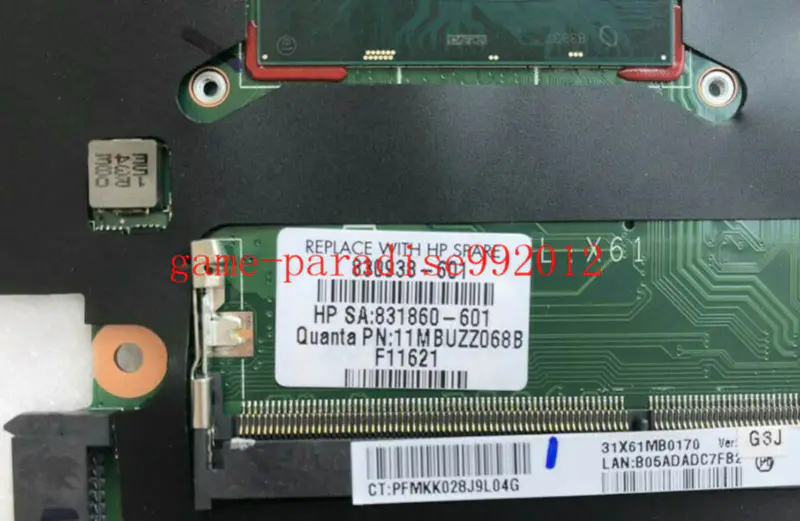 Placa de bază HP 830938-601