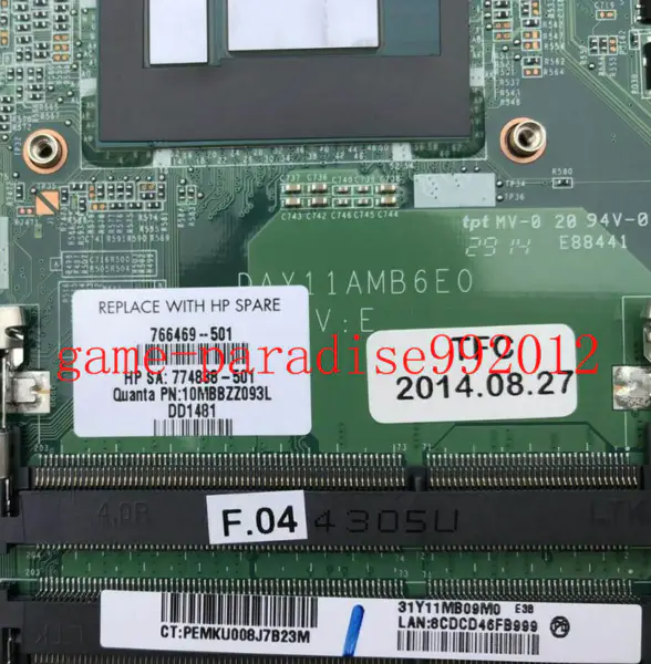 Placa de bază HP 766469-501