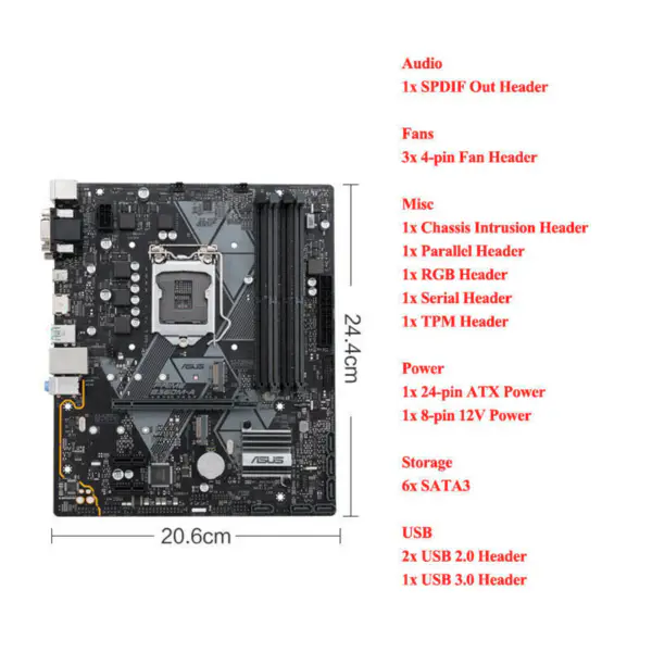 Placa de bază Asus PRIME B360M-A