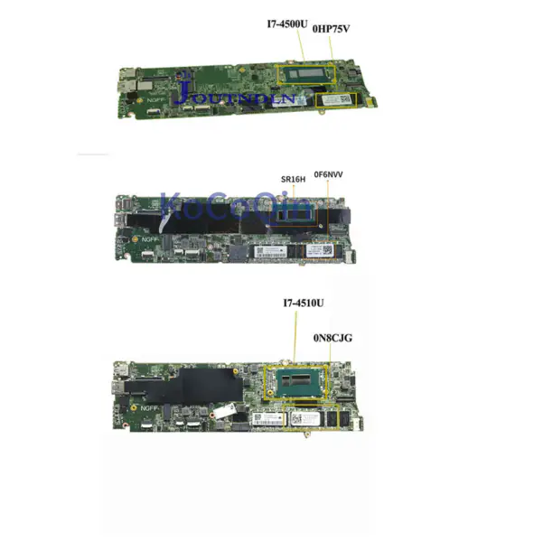 Placa de bază HP 0HP75V 0N8CJG N8CJG I7-4510U 0F6NVV F6NVV I7-4650U