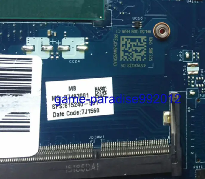 Placa de bază HP 815240-501