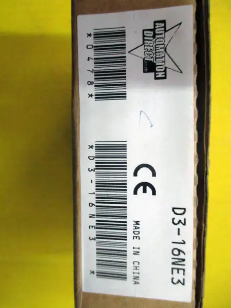AUTOMATIZARE DIRECTĂ 0478 D3-16NE3