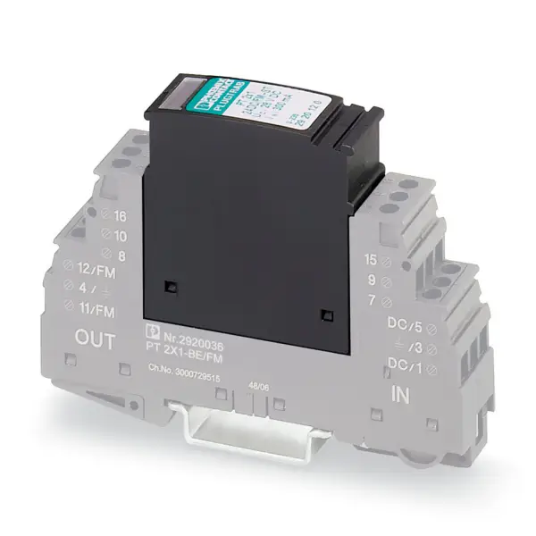 Phoenix PT 2X1- 5DC-ST 2856061 Ștecher de protecție la supratensiune