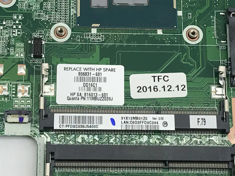 HP EliteOne 705 G2 798973-001 822827-001 Placă de bază AIO