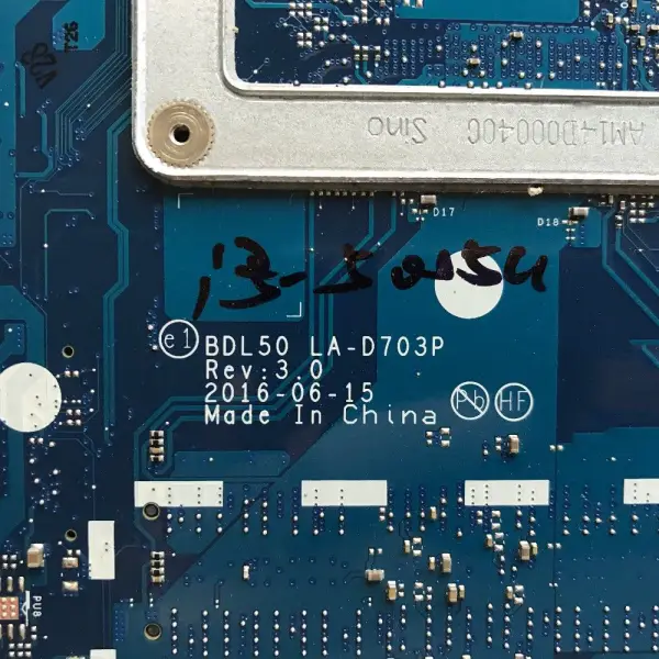 HP 858583-001 858583-501 858583-601 LA-D703P Placă de bază