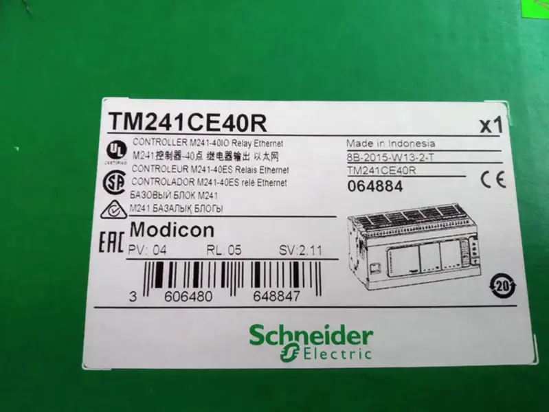 SCHNEIDER TM241CE40R controler logic